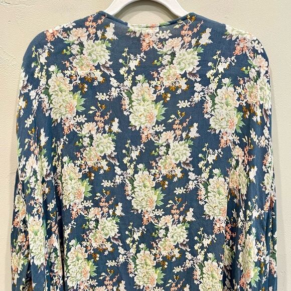 NWT Lucky Brand Floral Kimono - One Size - Picture 9 of 10